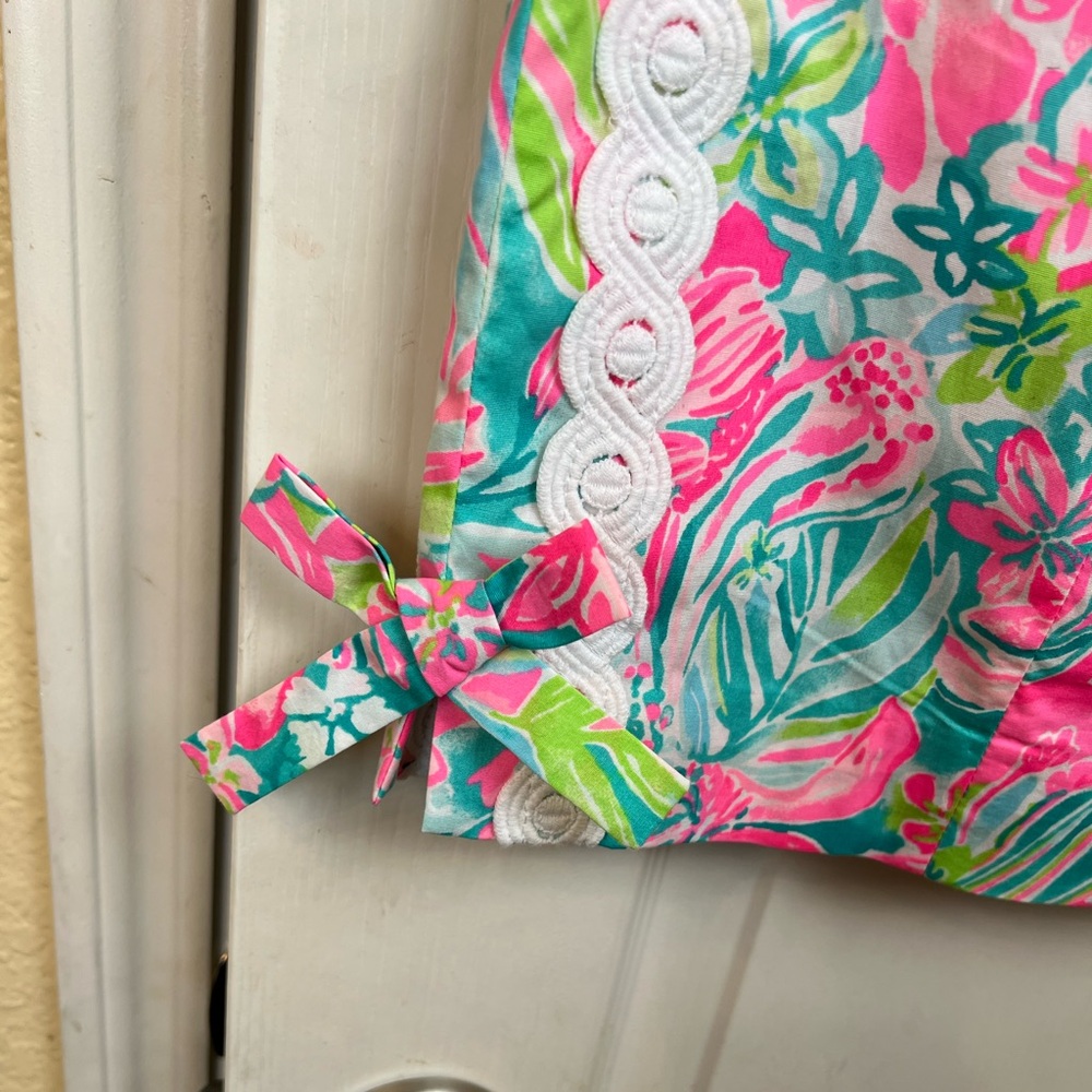 Lilly Pulitzer Mila Stretch Shift Dress, Size 0 Pink - Picture 11 of 15